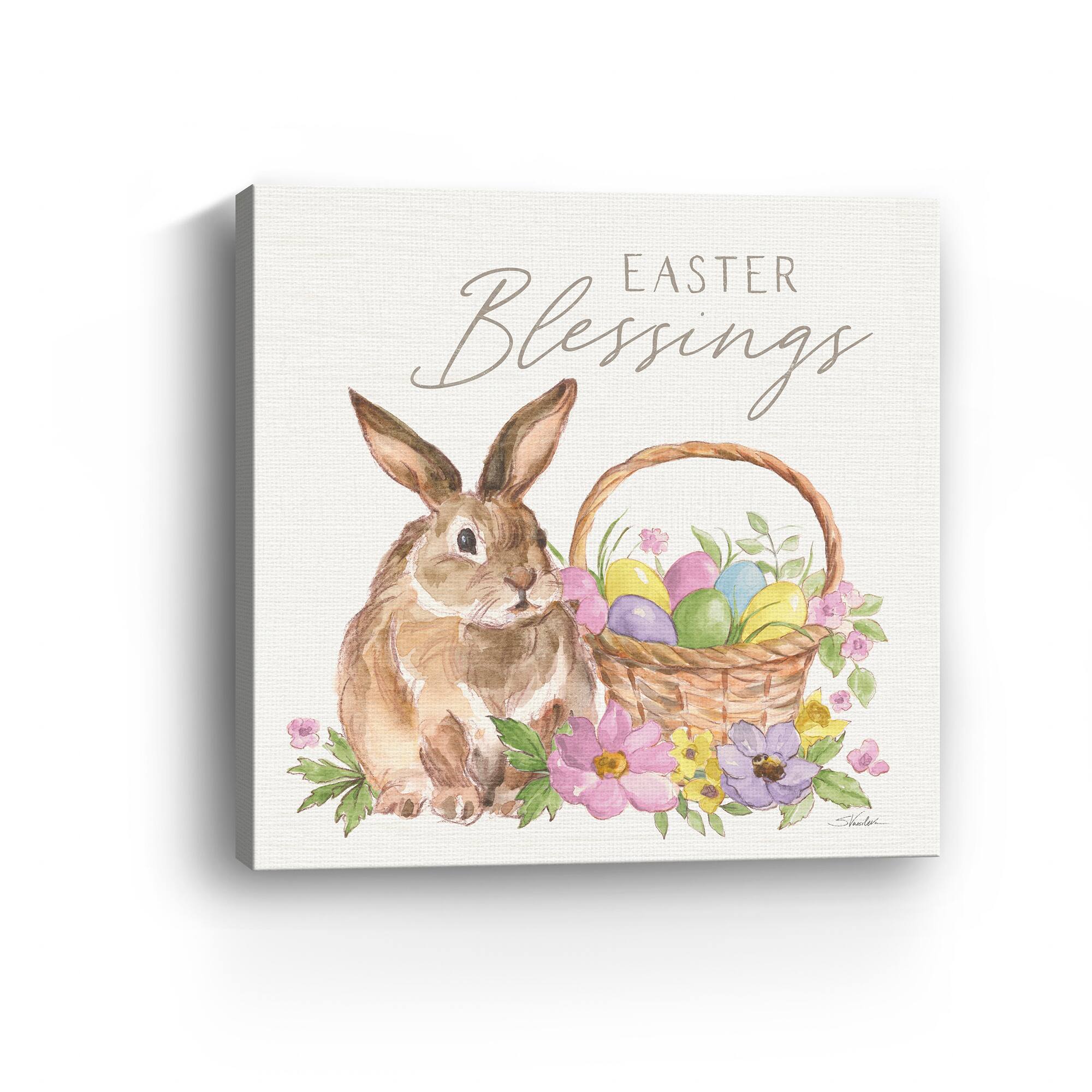Lumaprints Happy Easter VI Bright Canvas Giclée Art
